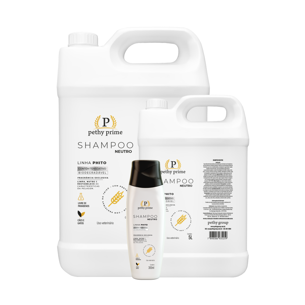 Logotipo produto Shampoo Neutro 300ml | 5L | 10L