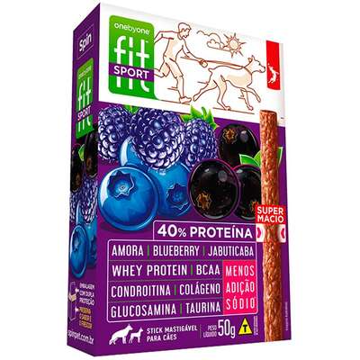 Logotipo produto Stick Fit Sport Spin Pet Amora, Blueberry e Jabuticaba 50g