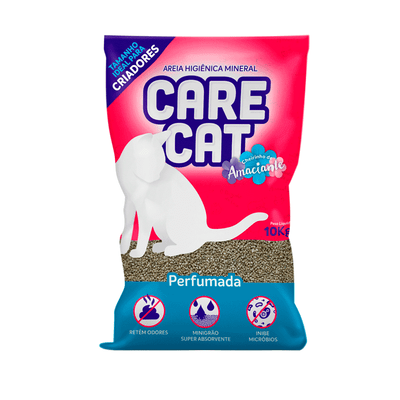 Logotipo produto Areia Higiênica Carecat Criadores Perfumada 10 Kg