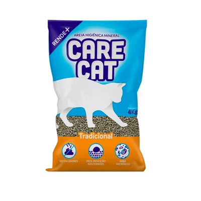 Logotipo produto Areia Higiênica Carecat Tradicional Clássica 6x4Kg